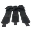 Triple black tactical magazine pouch.