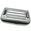Silver Lazr HK Army case with zipper.