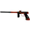 Orange and black paintball gun.