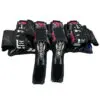 Pink and black paintball pod pack.