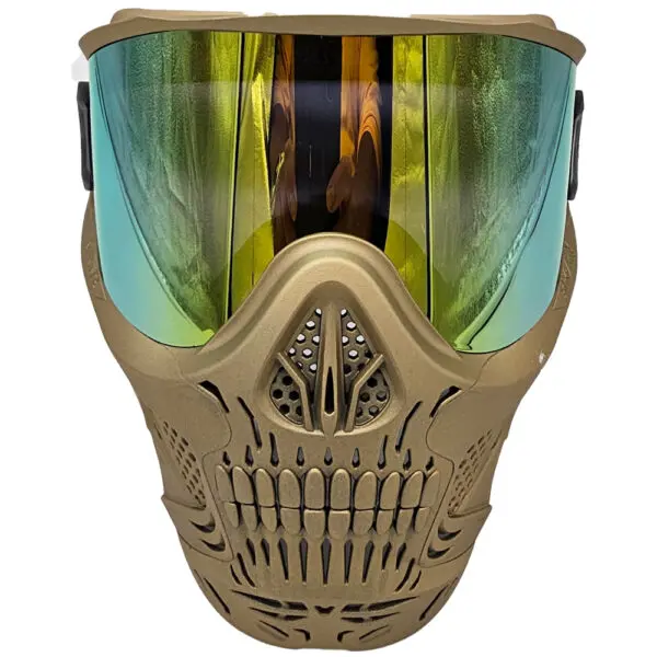 HSTL® SKULL GOGGLE METALLIC GOLD W/ GOLD LENS - Image 3