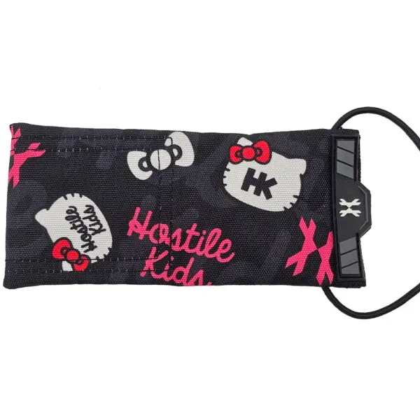 Black mask with "Hostile Kids" design.