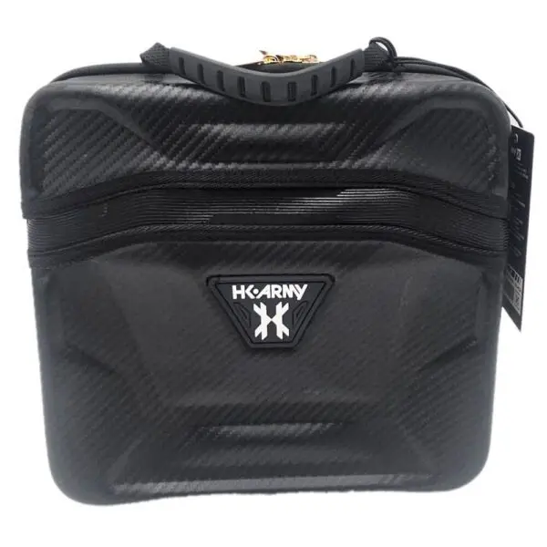 Black carbon fiber textured carrying case.