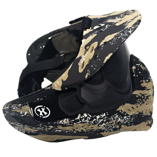 HSTL GOGGLE - FRACTURE BLACK/TAN