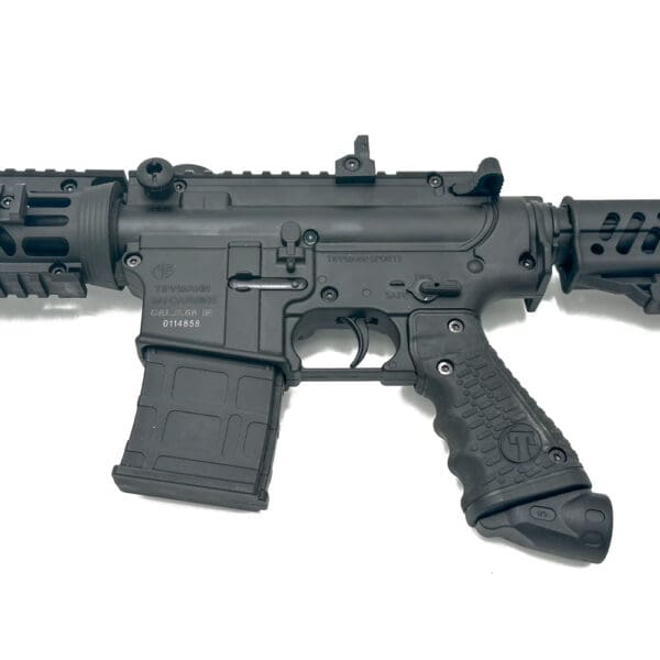 Black Tippmann M4 Carbine Airsoft Gun.