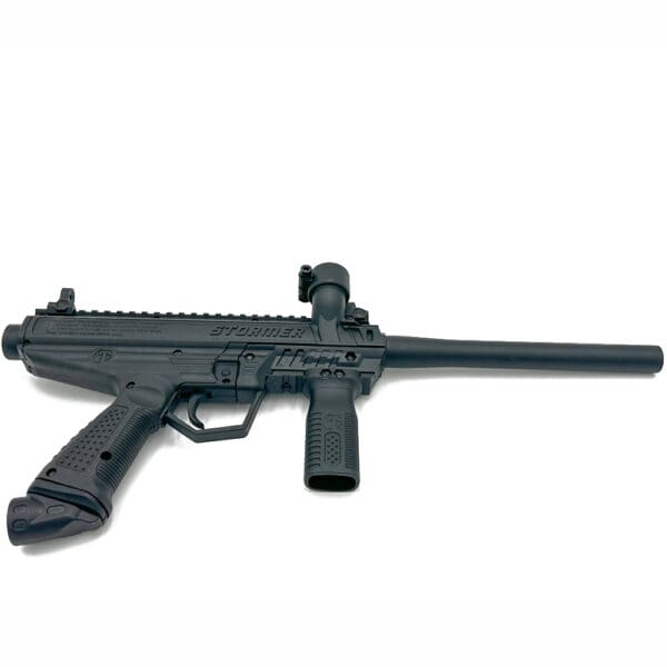 Black paintball gun with Stormmer text.