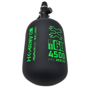 Black H-KARVN X paintball tank 4500psi.