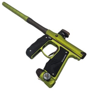 Green Empire paintball marker gun.