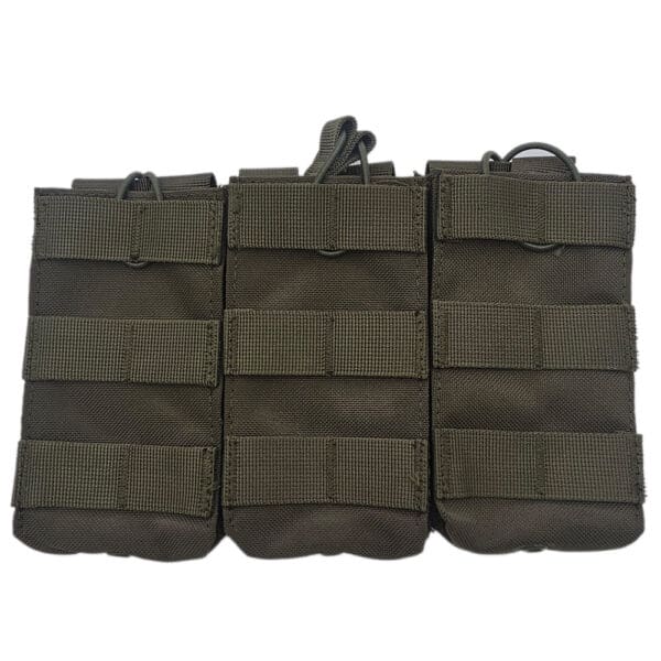 Molle Triple Open Top Mag pouch - Olive