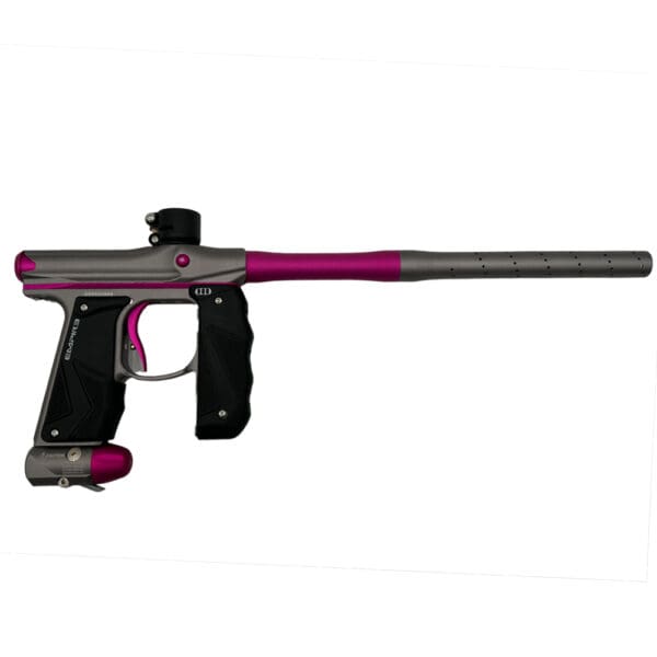 Pink and gray Empire paintball gun