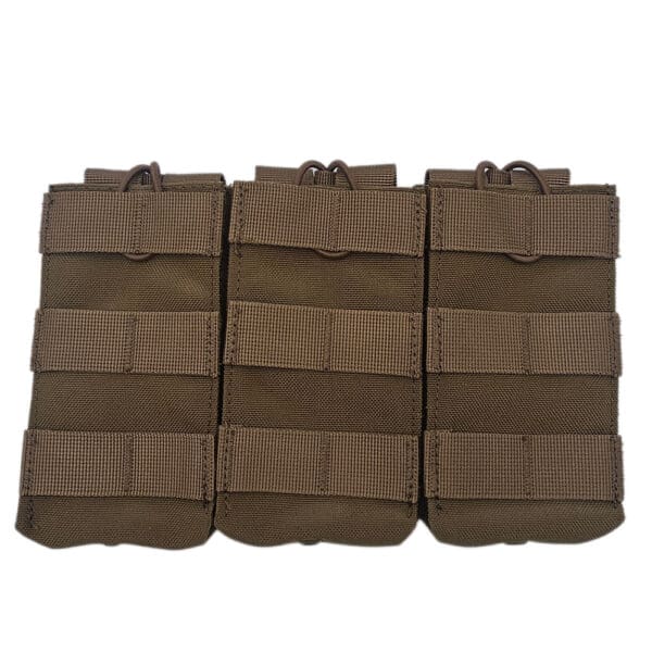 Molle Triple Open Top Mag pouch - Tan