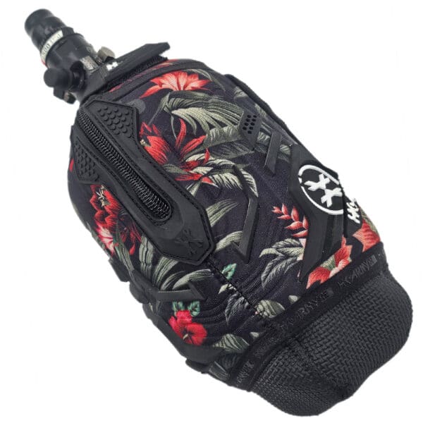 Tropical paintball tank cover with zip.