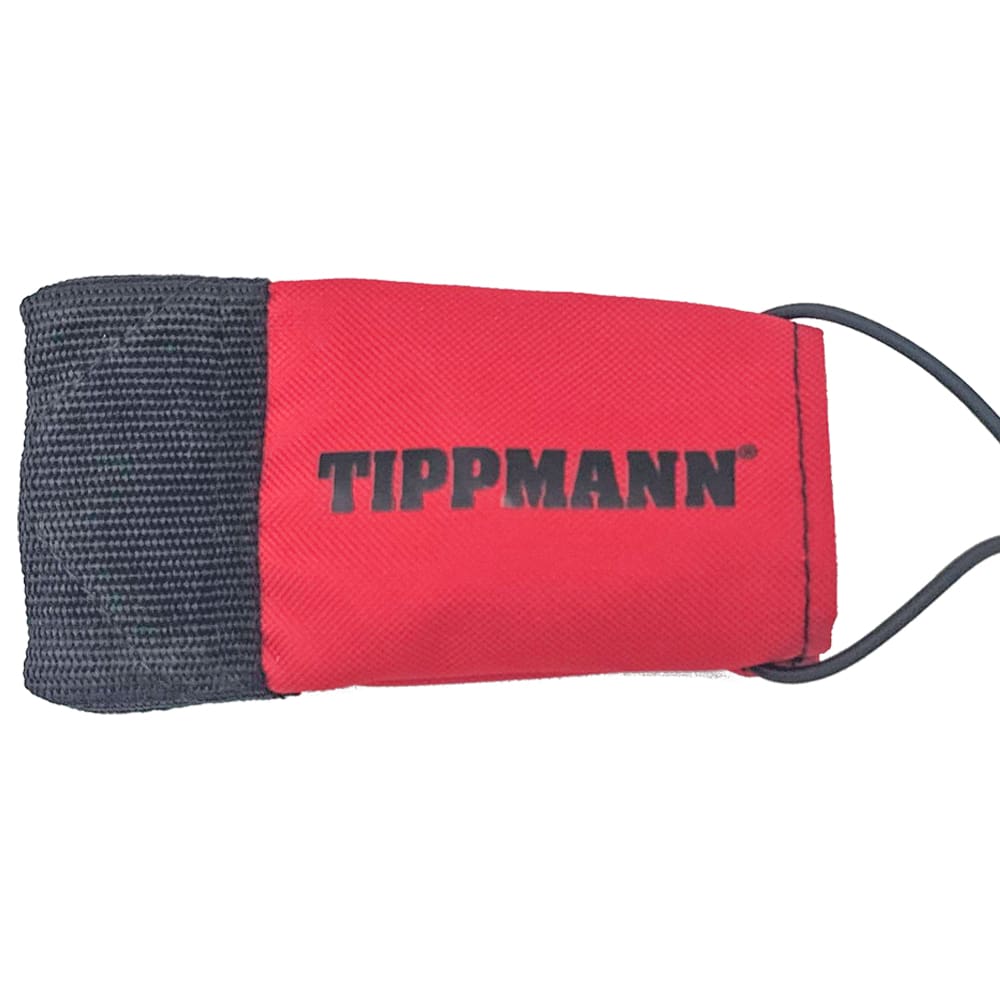 Red Tippmann paintball hopper pouch.