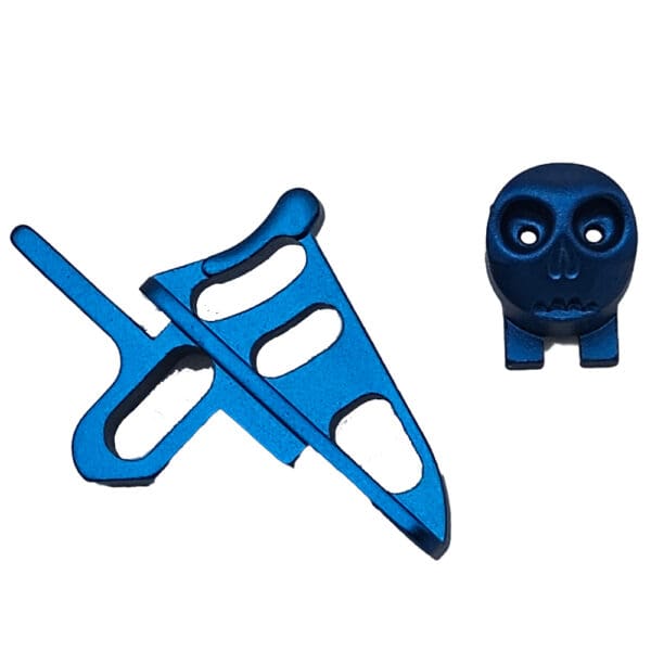 Skeleton Power Button + Release Trigger LTR/Rotor Kit - Blue