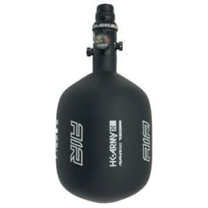 Black H-Army paintball air tank.