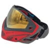 Dye paintball mask, red and gray.