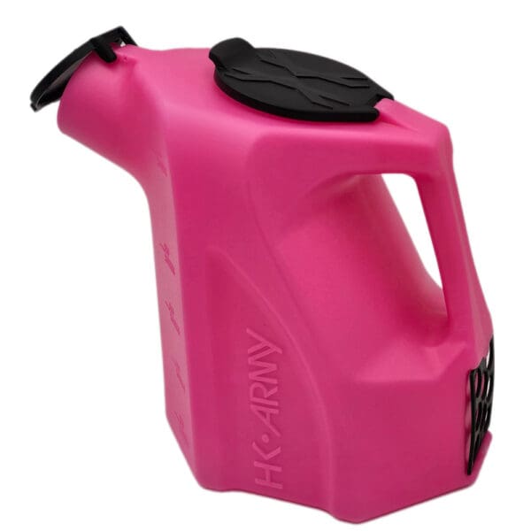 Pink HK Army water jug with lid.