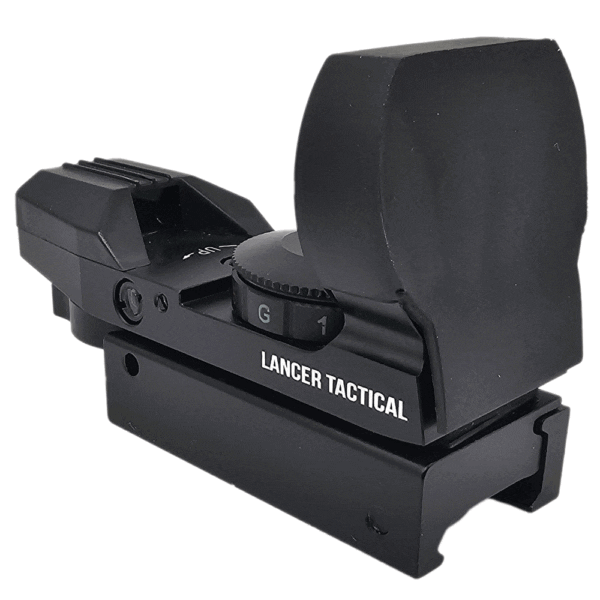 Lancer Tactical red dot sight.