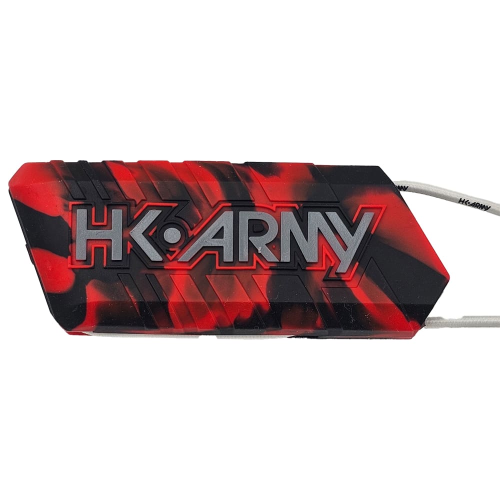 HK Army red and black marker grip.