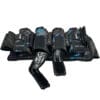 Here's an alt tag for the image: Four-pod paintball harness, camo print.