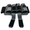 Gray tactical four-pocket leg rig.