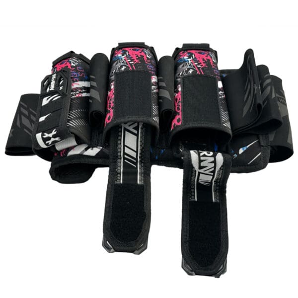 Black and pink paintball pod pack.