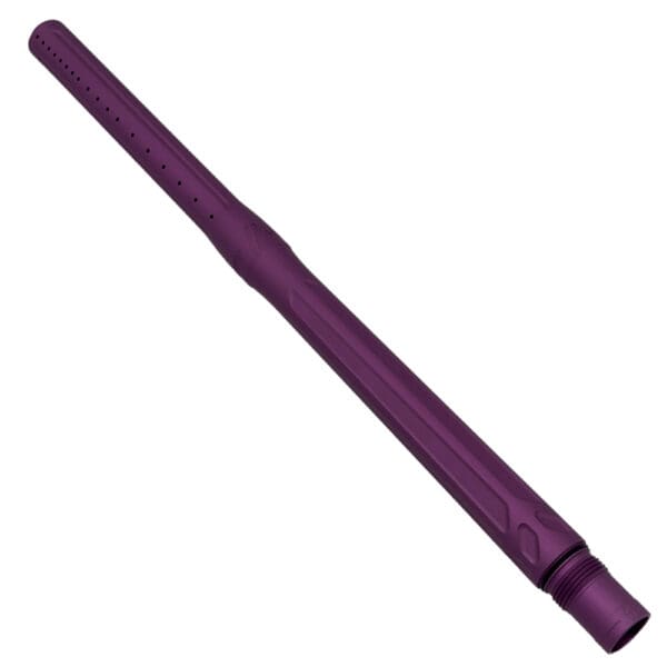 Purple paintball gun barrel.