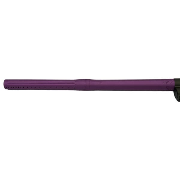 Purple paintball gun barrel.