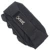 Black paintball harness, back view.