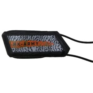 Black and orange HK-ARMY tag.