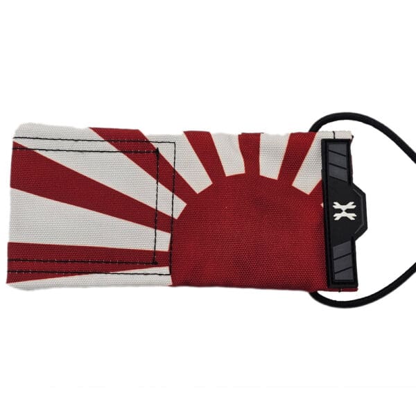 Japanese rising sun flag face mask.