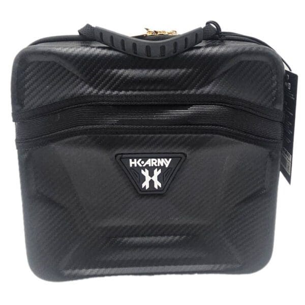 Black carbon fiber textured carrying case.