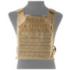 front view tan tactical vest