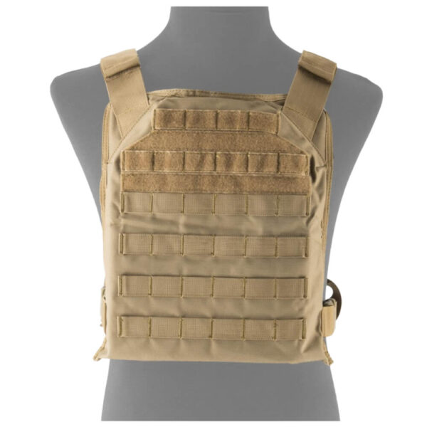 front view tan tactical vest