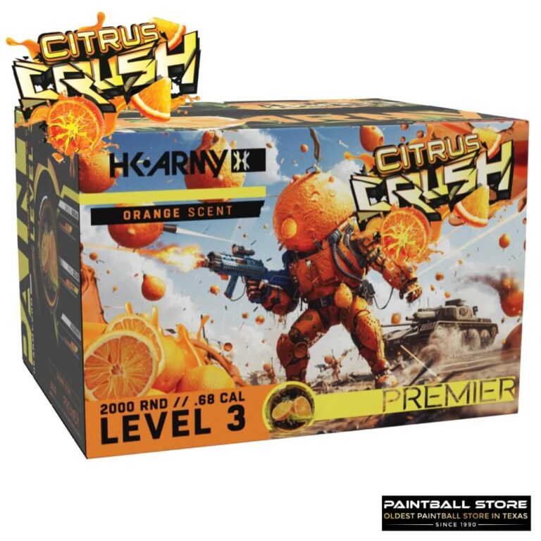 Orange scented paintballs
