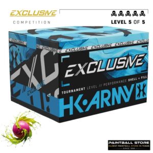 HK Army Exclusive Level 5 Paintballs 2000 count tournament case